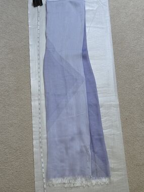 Eileen Fisher Lavender Sheer Layered Scarf 78- 80 Inches